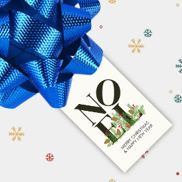 NOEL Pop Brev Art Inspired jul Presentetikett