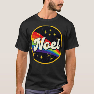 Noel Rainbow in Space Vintage Style T Shirt