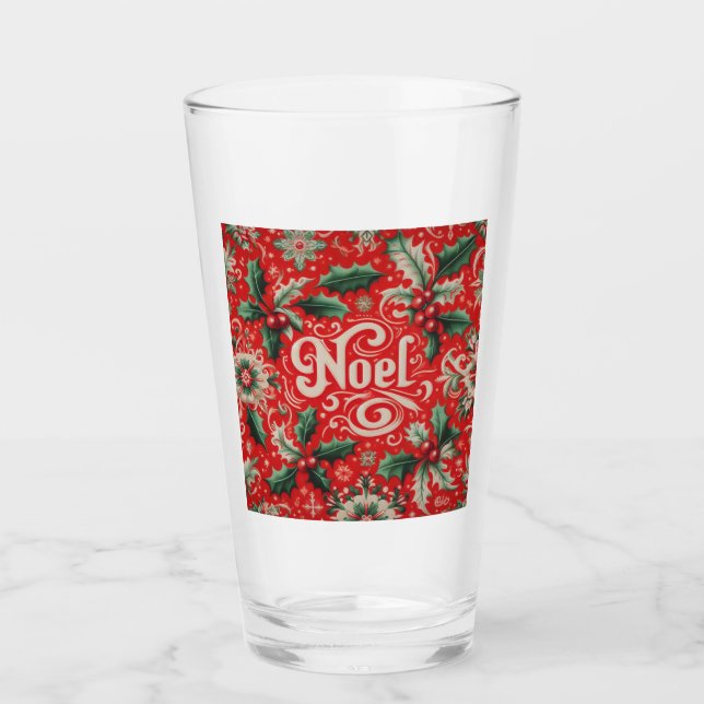 Noel Red & Grönt Glaskopp (Framsida)