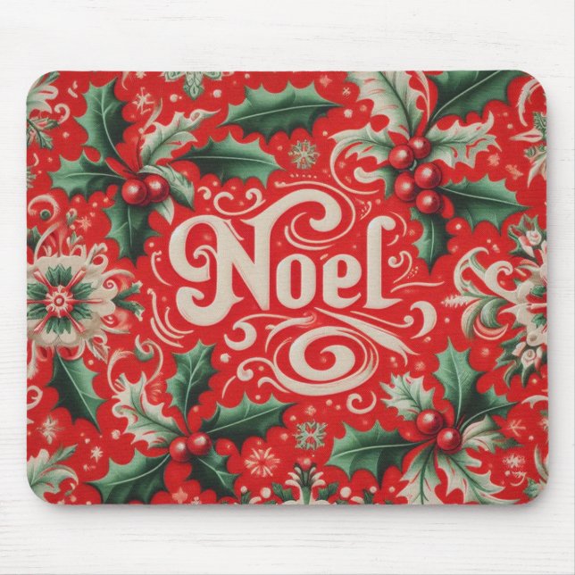 Noel Red & Grönt Musmatta (Framsidan)
