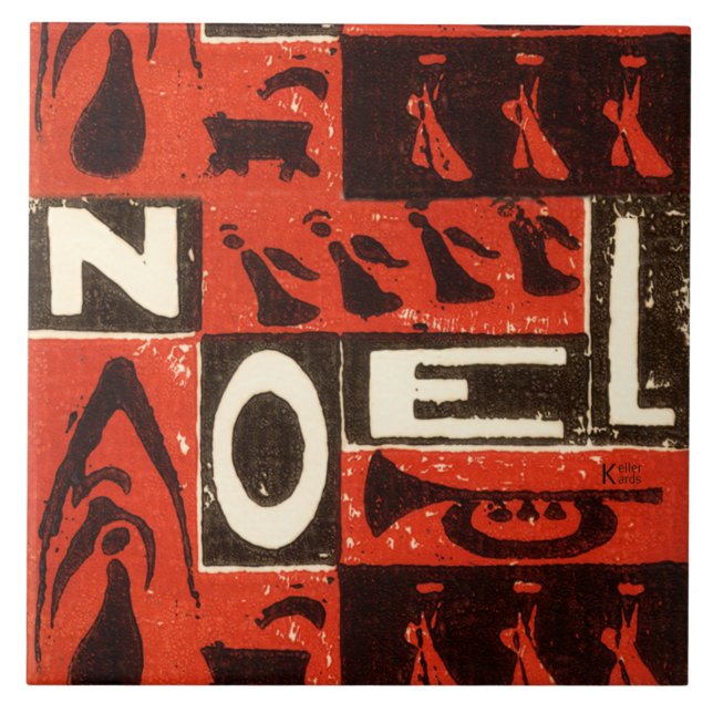 Noel Red Kakelplatta (Framsidan)