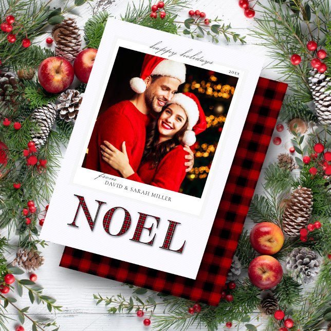 Noel Red Play Mönster julkort Helgdag Card (Skapare uppladdad)