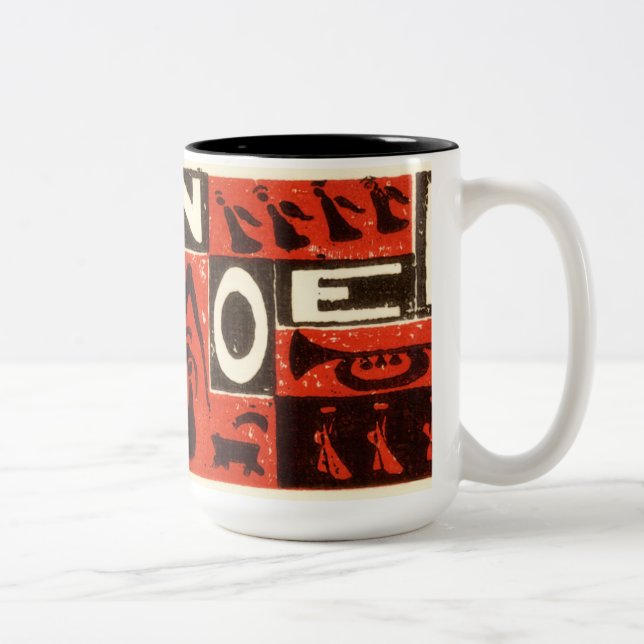Noel Red Två-Tonad Mugg (Höger)