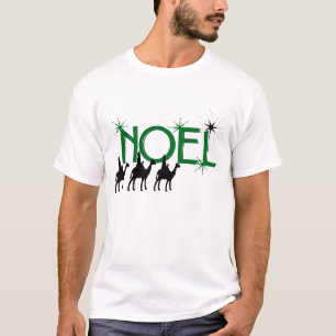 Noel tre kloka manar går till Bethlehem gåvor T Shirt