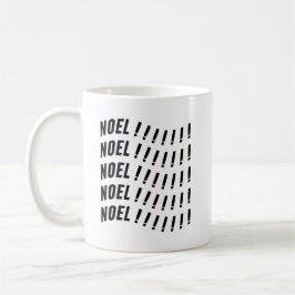 Noel Typography Kaffemugg