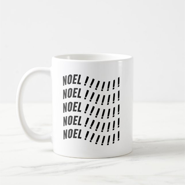 Noel Typography Kaffemugg (Vänster)