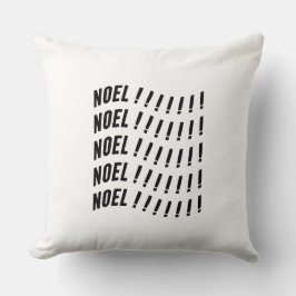 Noel Typography Kudde