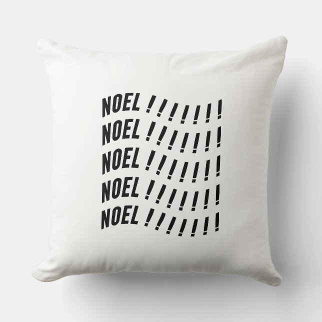 Noel Typography Kudde (Framsida)