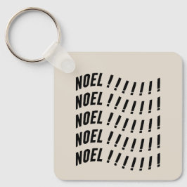 Noel Typography Nyckelring