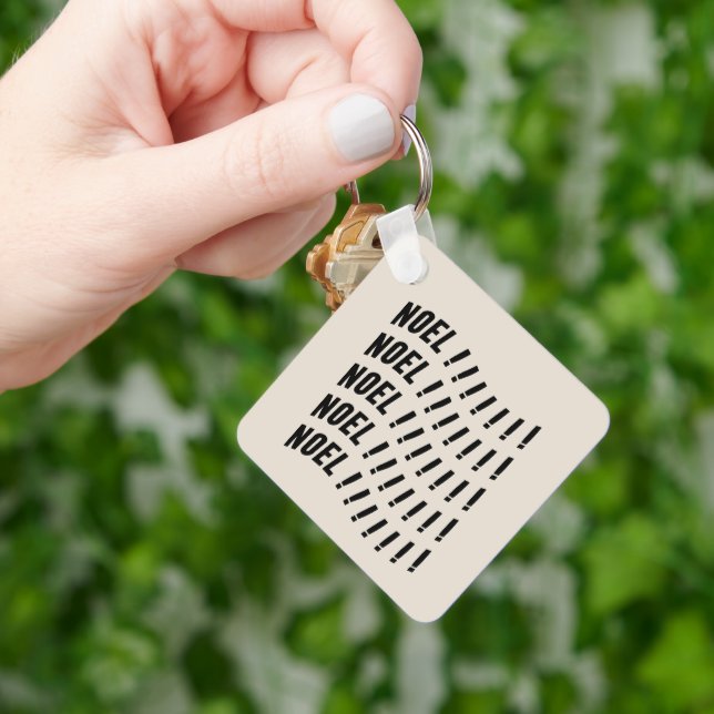 Noel Typography Nyckelring (Hand)