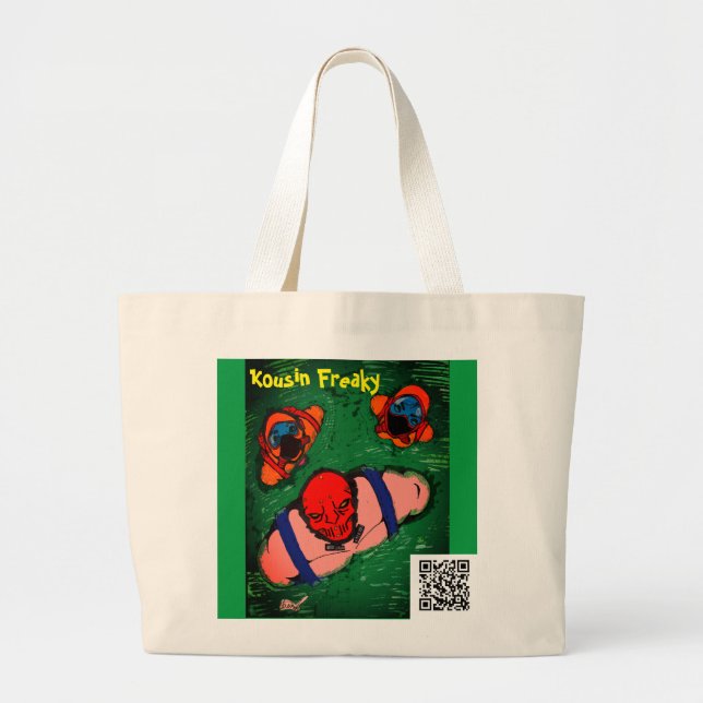 Noel vicklade stor påse jumbo tygkasse (Framsidan)