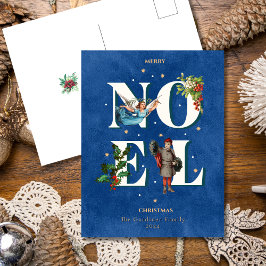 NOEL Victorian Vintage jul-Helgdag vykort