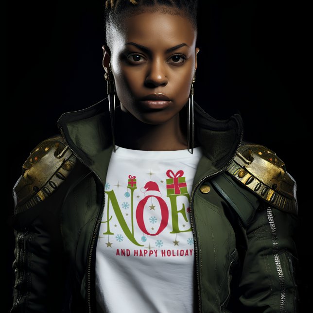 Noelfärgning och typografi av roligt avgår t shirt (Skapare uppladdad)