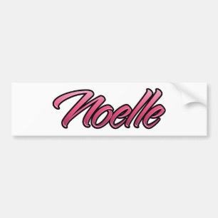 Noelle faded rosa Aufkleber Sticker Bildekal