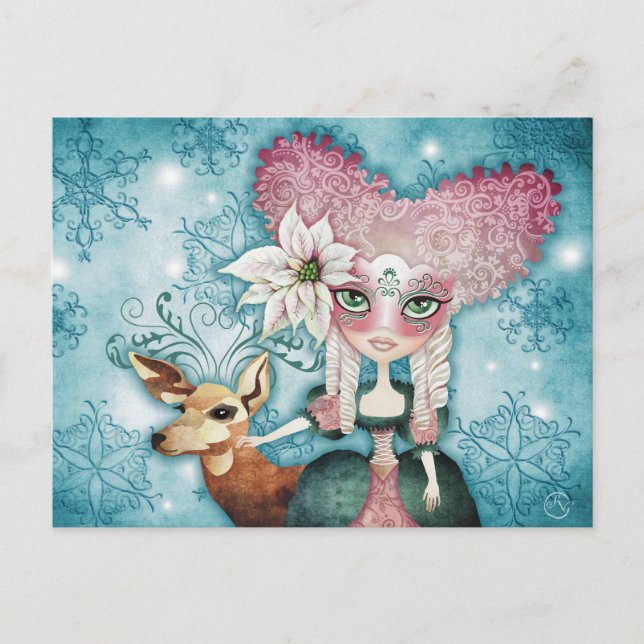 Noelle's Winter Magic Postcards Vykort (Framsida)
