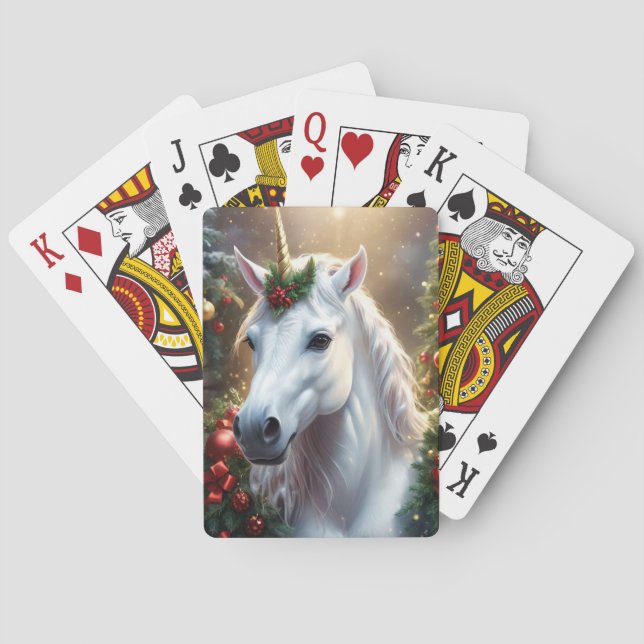 “Noels enhörning” Casinokort (Baksidan)