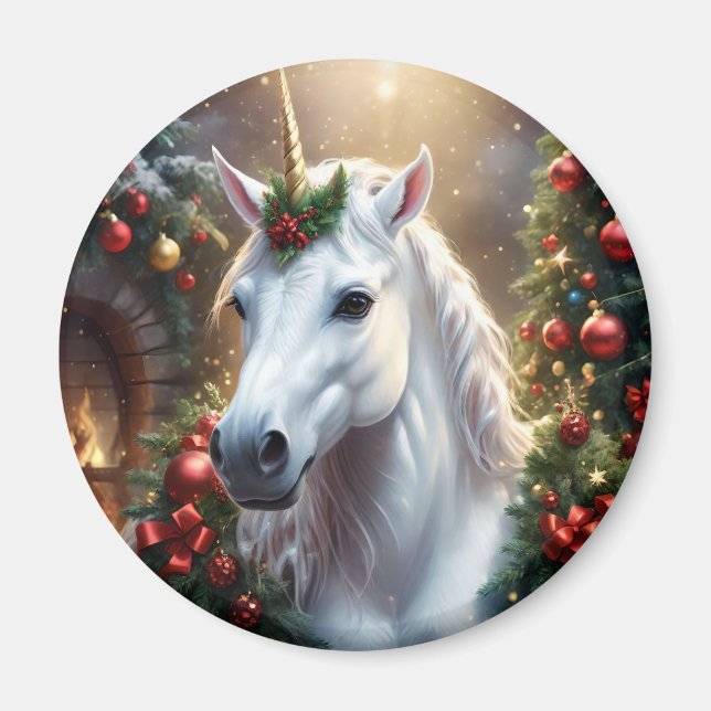 “Noels enhörning” Magnet (Framsidan)