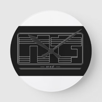 Noface Wall Clock Rund Klocka