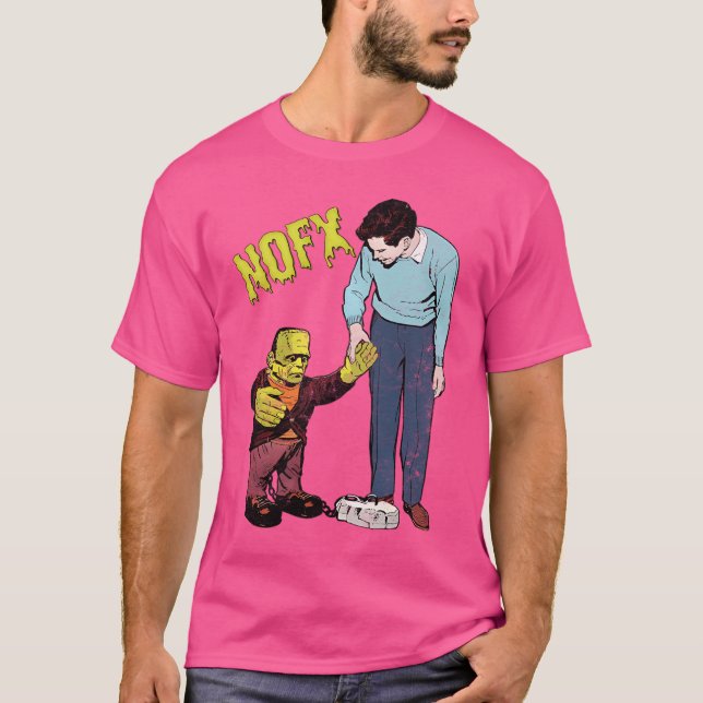 Nofx - Original 90S Stil Fläkt Art T Shirt (Framsida)