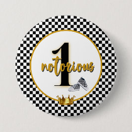 Nog 1 Rero Hip hop 1:a födelsedagen Knapp