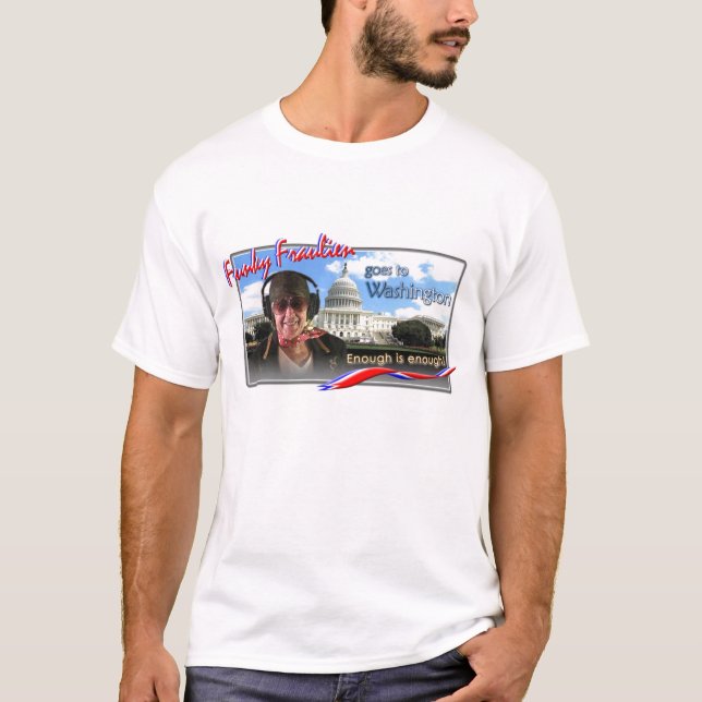 Nog är nog! t-shirt (Framsida)