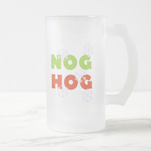Nog Hog Frostat Ölglas