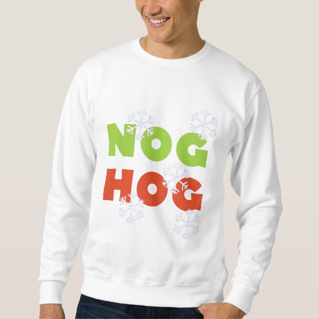 Nog Hog Helgdag Tshirts och Gifts Långärmad Tröja (Framsida)