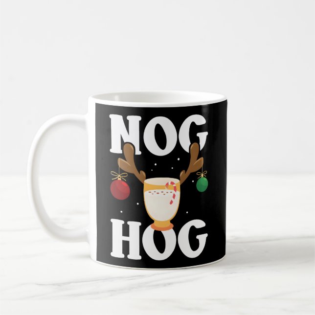 Nog Hog National EggongDay Egg Nog Kaffemugg (Vänster)