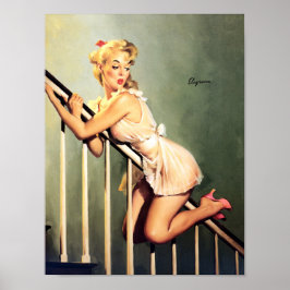 Noggrann bild-stift uppåt poster