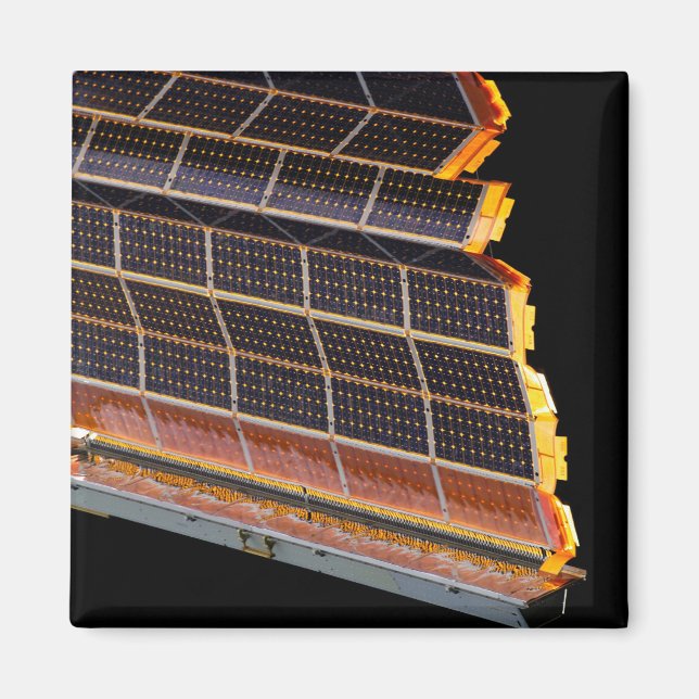 Noggrann vy över solmatriser magnet (Framsidan)