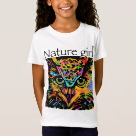 Noggranna regnbågsdjur i uggla t shirt