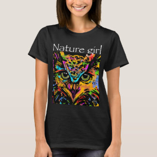 Noggranna regnbågsdjur i uggla t shirt