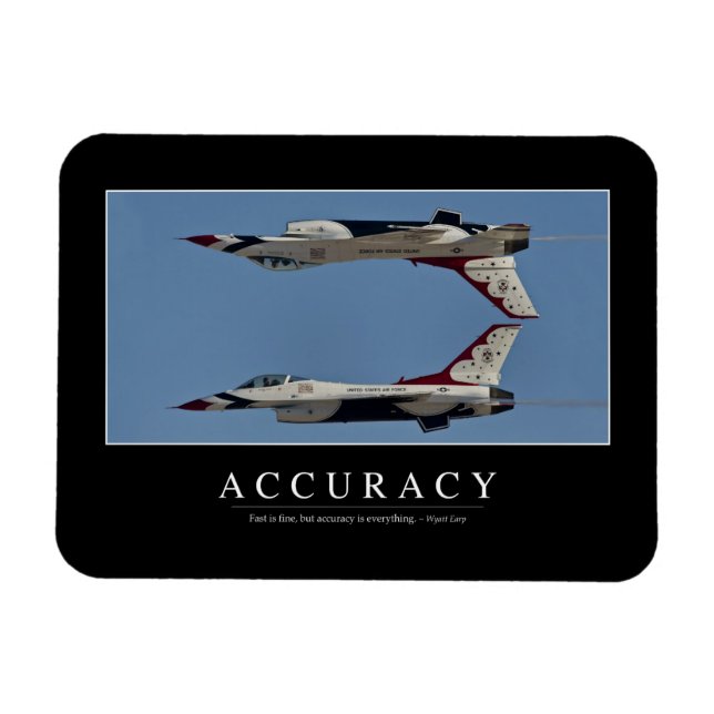 Noggrannhet: inspirationsoffert magnet (Horisontell)