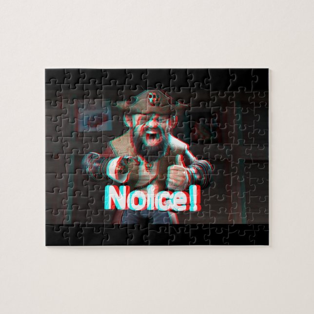 Noice! Badaz Beard 3D Pussel (Horisontell)