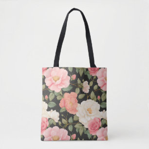 Noir Blommar Charm Soft Vintage Ro Tygkasse