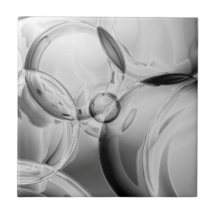 Noir Bubbles Kakelplatta