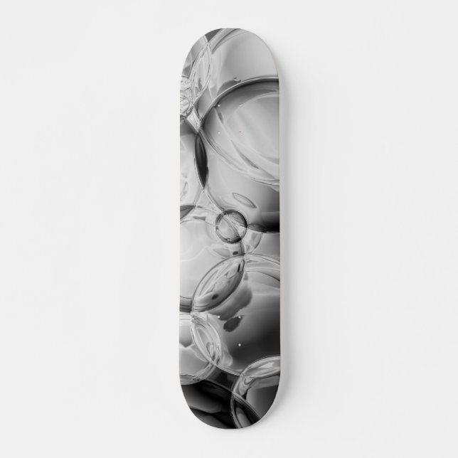 Noir Bubbles Skateboard Bräda 19,5 Cm (Framsida)