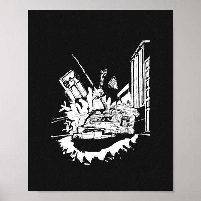 Noir Bus Battle Poster (Framsidan)