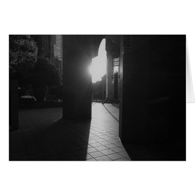 Noir City Hälsningskort (Framsidan Horizontal)