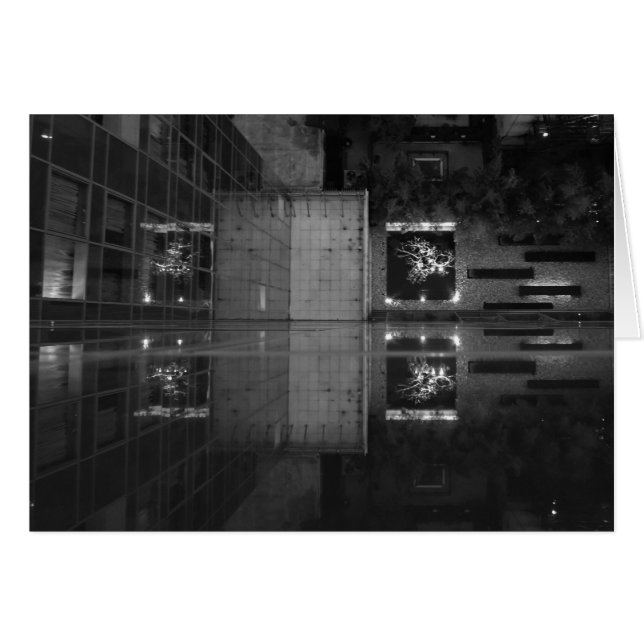 Noir City Reflection, kort (Framsidan Horizontal)
