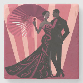 NOIR ELEGANCE-RED #1 STENUNDERLÄGG