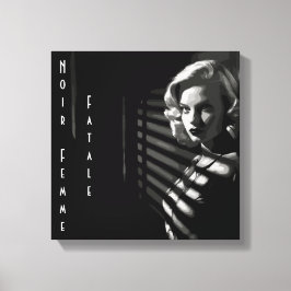 Noir Femme Fatale Canvastryck