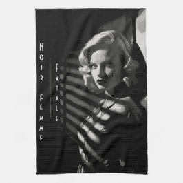 Noir Femme Fatale Kökshandduk