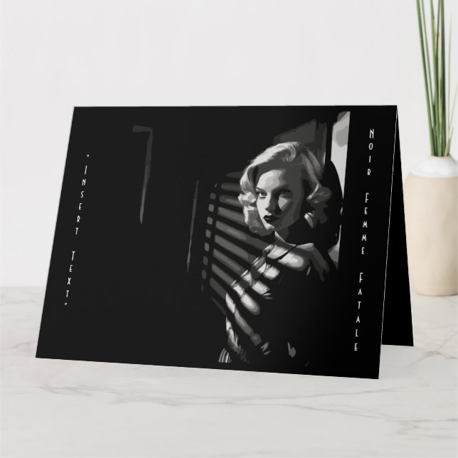 Noir Femme Fatale Kort (Framsida)