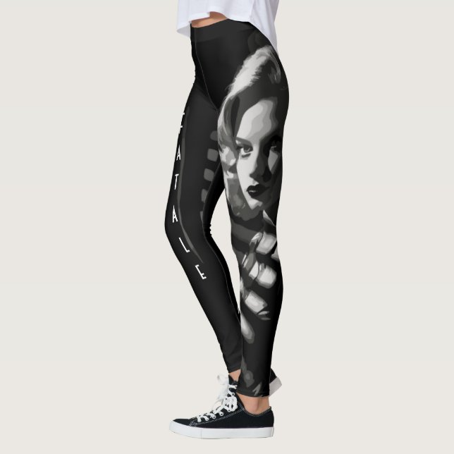 Noir Femme Fatale Leggings (Vänster)