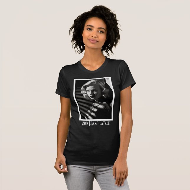 Noir Femme Fatale T Shirt (Hel framsida)