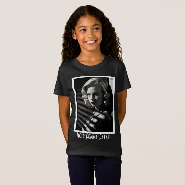 Noir Femme Fatale T Shirt (Hel framsida)