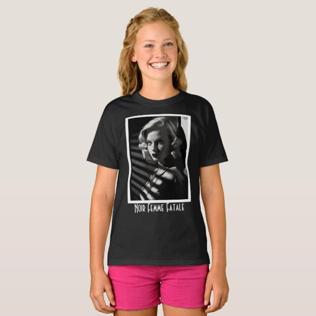 Noir Femme Fatale T Shirt (Hel framsida)