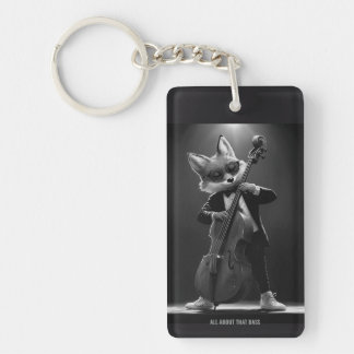 Noir Fox Bassist Stage Performance Keychain