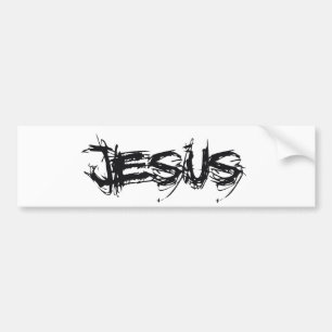 Noir Jesus skrapa Bildekal
